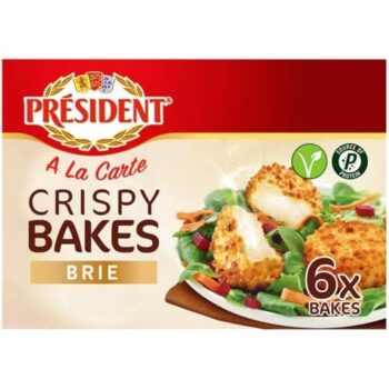 President 6 Crispy Bakes with Brie (150g)