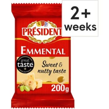 President Emmental Cheese Block (200g)