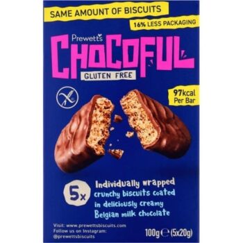 Prewett's Chocoful Gluten Free Biscuits (5 x 20g)