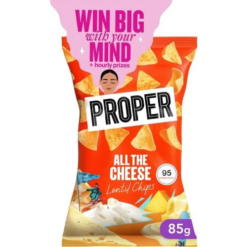 PROPER All The Cheese Lentil Chips (85g)