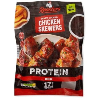 Protein BBQ Ready Cooked Chicken Skewers
