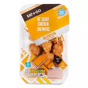 Protein Chicken Satay Skewers 10 Pack