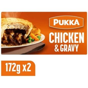 Pukka 2 Puff Pastry Pies Chicken & Gravy (2 x 172g)