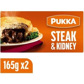 Pukka 2 Steak & Kidney Puff Pastry Pies