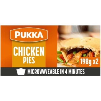 Pukka Chicken Microwaveable Shortcrust Pies (2)