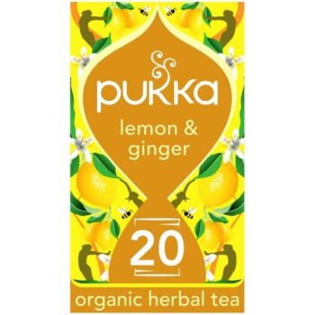 Pukka Organic Lemon Ginger & Touch of Manuka Honey 20 Tea Bags (34g)