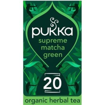 Pukka Organic Supreme Matcha Green Herbal Tea Sachets (20 x 30g)