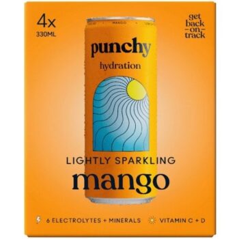 Punchy Mango Hydration (4 x 330ml)