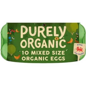 Purely Organic 10 Mixed Weight Eggs (10 x 540g)