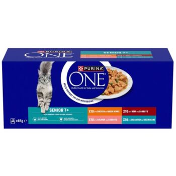 Purina One Senior 7+ Cat Food (40 x 85g)