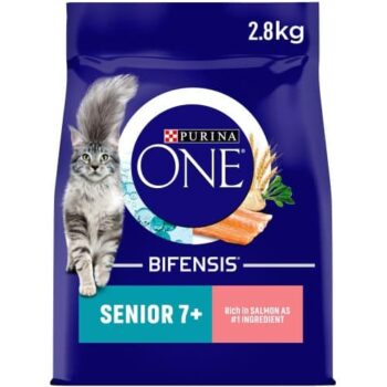 Purina One Senior 7+ Salmon Dry Cat Food (2.8kg)