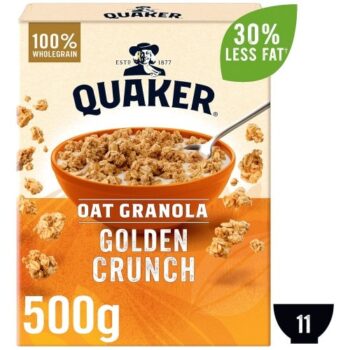 Quaker Oat Granola Golden Crunch (500g)