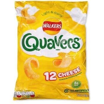 Quavers Cheese Flavour Potato Snacks (12)
