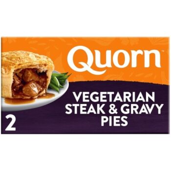 Quorn Vegetarian Steak Style & Gravy Pies (2 x 400g)