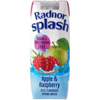 Radnor Splash Apple And Raspberry Flavoured Water (250ml)