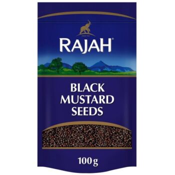 Rajah Whole Black Mustard Seeds Spices (100g)