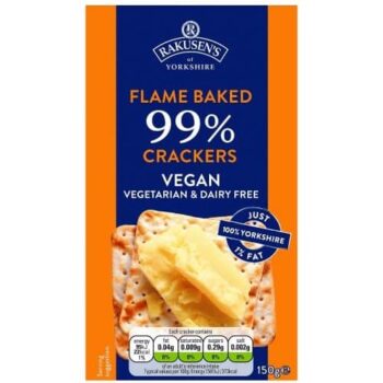 Rakusen's 99% Fat Free Crackers (150g)