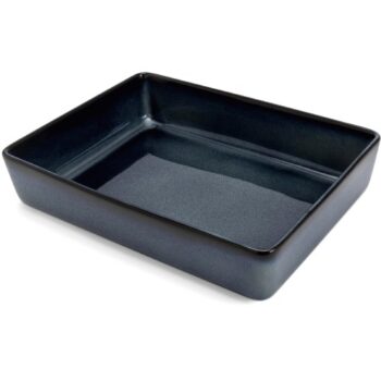 Reactive Stoneware Roaster, Navy Blue, 2L