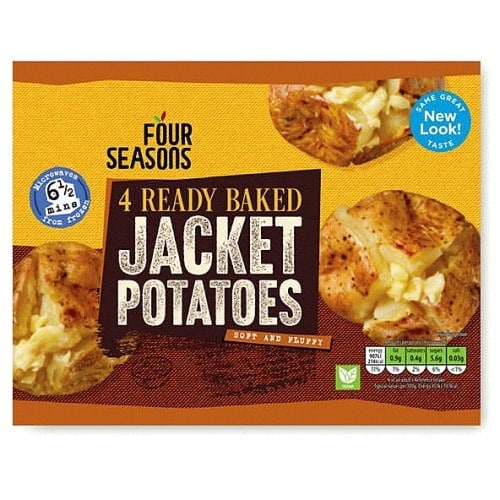 Ready Baked Jacket Potatoes (4)