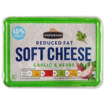 Reduced Fat Soft Cheese Garlic & Herbs