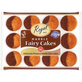 Regal Bakery 12 Marble Fairy Cakes (280g)