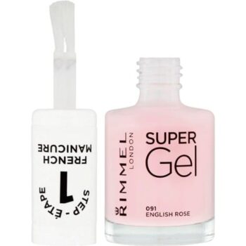 Rimmel Super Gel French Manicure Nail Polish English Rose #091 (12m)
