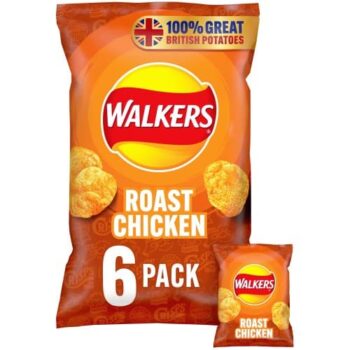 Roast Chicken Flavored Crisps Multipack (6 x 25g)