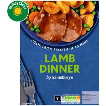 Roast Lamb Dinner Ready Meal For One (400g)