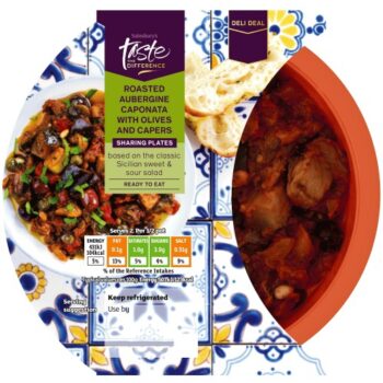 Roasted Aubergine Caponata with Olives & Capers Sharing Plates (17)