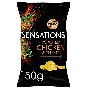 Roasted Chicken & Thyme Gourmet Crisps (150g)