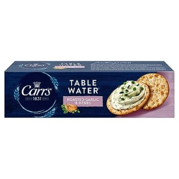 Roasted Garlic & Herb Water Crackers (125g)