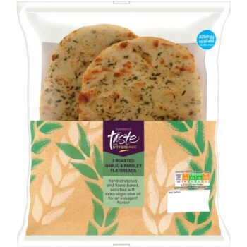 Roasted Garlic & Parsley Flatbreads Autumn Edition (2 Pack)