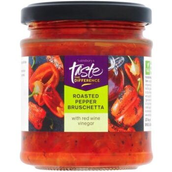 Roasted Red Pepper Bruschetta (170g)