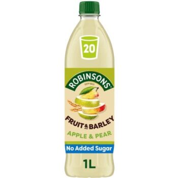 Robinsons Fruit & Barley Apple & Pear Squash No Added Sugar (1 Litre)