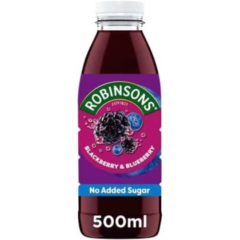 Robinsons Ready To Drink Blackberry & Blueberry Juice Drink (500ml)