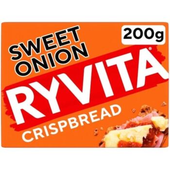 Ryvita Deli Sweet Onion Rye Crispbread (200g)