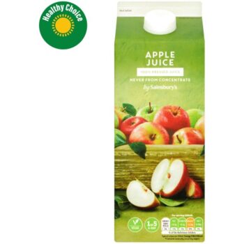 Sainsbury's 100% Apple Juice Not From Concentrate (1.75 Litre)