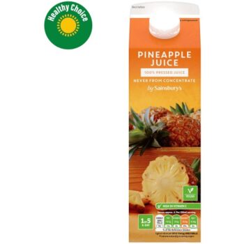 Sainsbury's 100% Pure Squeezed Pineapple Juice Not From Concentrate (1 Litre)