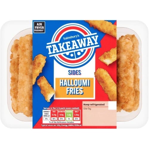 Sainsbury's 12 Breaded Halloumi Fries (204g)