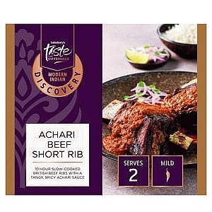 Sainsbury's Achari Beef Short Rib Taste the Difference (609g)