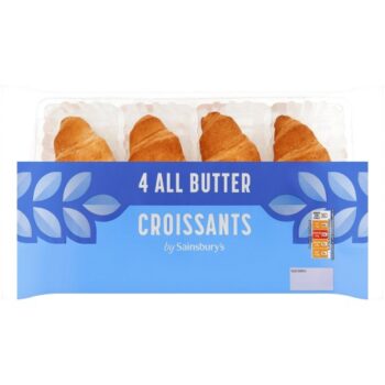 Sainsbury's All Butter Croissants (4)