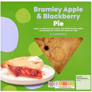 Sainsbury's Apple & Blackberry Pie Dessert (550g)