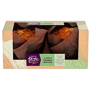 Sainsbury's Apple Crumble Muffins Taste the Difference (2)