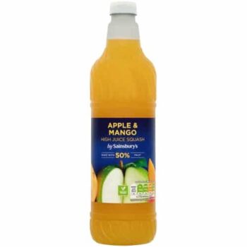Sainsbury's Apple & Mango High Juice Squash (1 Litre)