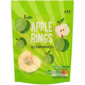 Sainsbury's Apple Rings (100g)