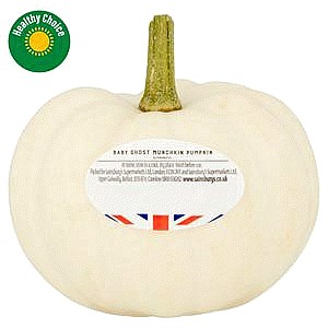 Sainsbury's Baby Ghost Munchkin Pumpkin