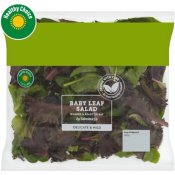 Sainsbury's Baby Leaf Salad (90g)