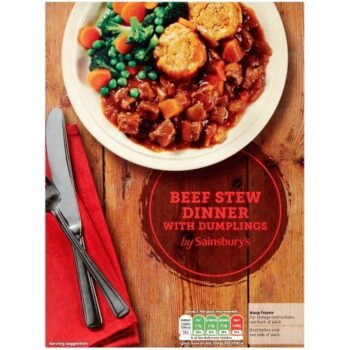 Sainsbury's Beef Stew Dinner Ready Meal For 1 (400g)