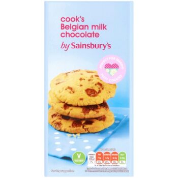 Sainsbury's Belgian Cooking Chocolate Milk (200g)