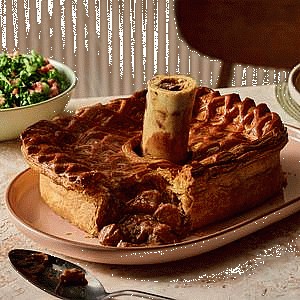 Sainsbury's Best Steak & Marrow Bone Pie Taste the Difference